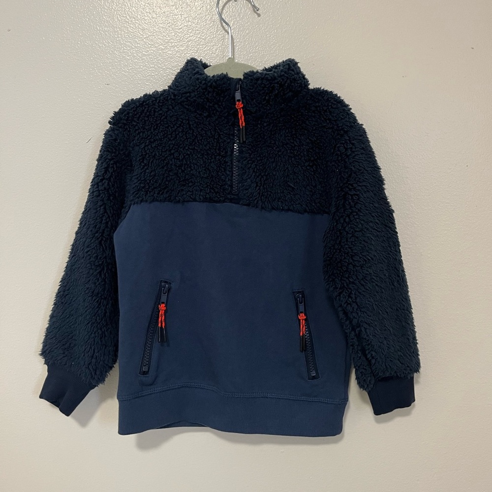 H&M half-zip sweatshirt fleece size 3/4